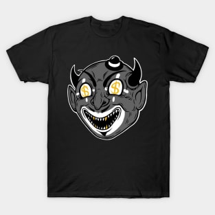 Vintage Gray Devil Clown T-Shirt